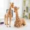 Peluche Girafe jaune brunâtre 120 cm - miniature variant 3