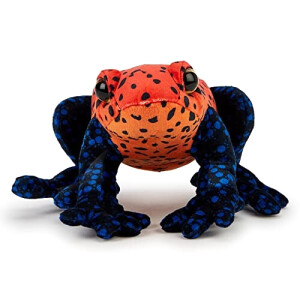 Peluche Grenouille (rouge/noir) 22 cm