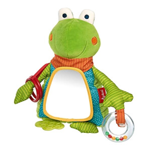 Peluche Grenouille vert/multicolore 23 cm