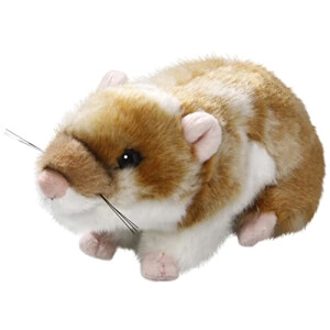 Peluche Hamster ha - brun doré 17 cm