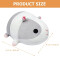 Peluche Hamster gris 40.00x24.00 cm - miniature variant 1