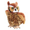 Peluche Hibou brun 30 cm - miniature