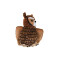 Peluche Hibou brun 30 cm - miniature variant 2