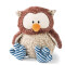 Peluche Hibou marron 35 cm - miniature