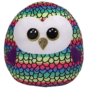 Peluche Hibou multicolore 25x15 cm