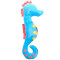 Peluche Hippocampe bleu 60 cm - miniature