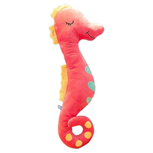 Peluche Hippocampe rouge 50 cm