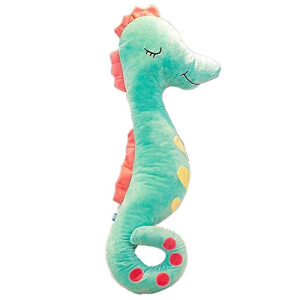 Peluche Hippocampe vert 60 cm