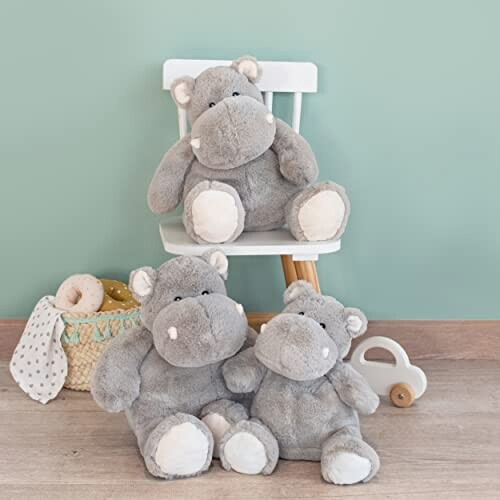 Peluche Hippopotame gris 32 cm variant 3 