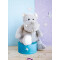 Peluche Hippopotame gris 32 cm - miniature variant 5