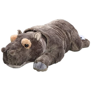 Peluche Hippopotame np - gris 42 cm