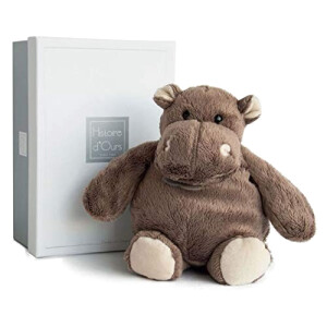 Peluche Hippopotame marron 23 cm