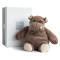 Peluche Hippopotame marron 23 cm - miniature