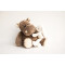Peluche Hippopotame marron 23 cm - miniature variant 2