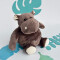 Peluche Hippopotame marron 23 cm - miniature variant 5