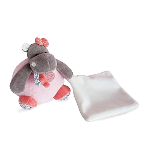 Peluche Hippopotame rose