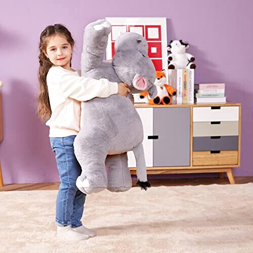 Peluche Hippopotame gris 78 cm variant 4 