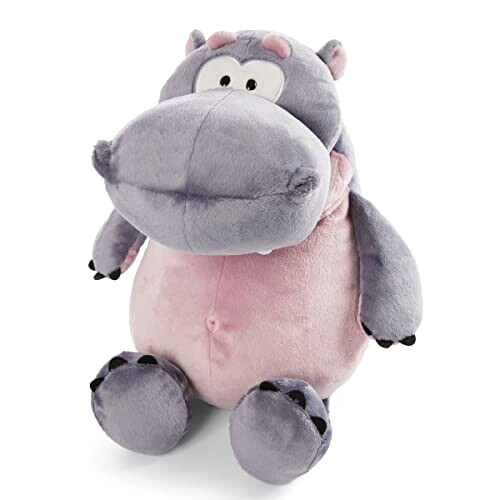 Peluche Hippopotame gris 35 cm