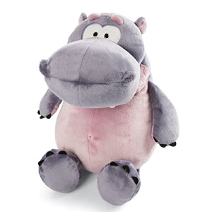 Peluche Hippopotame gris 35 cm