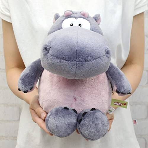 Peluche Hippopotame gris 35 cm variant 3 