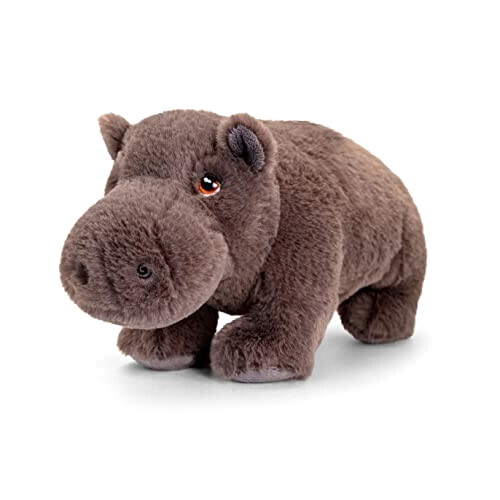 Peluche Hippopotame gris 30 cm