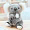 Peluche Koala gris 28 cm - miniature