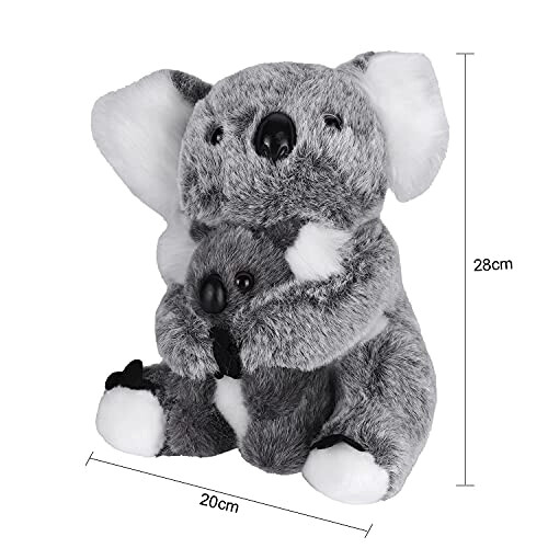 Peluche Koala gris 28 cm variant 6 