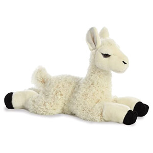 Peluche Lama marron 18 cm