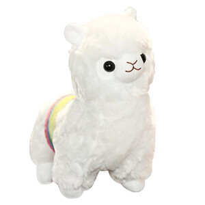 Peluche Lama blanc 50 cm