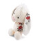 Peluche Lapin blanc/noir 35 cm - miniature variant 1