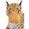 Peluche Léopard marron 110 cm - miniature variant 6