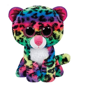 Peluche Léopard multicolore 8x10 cm