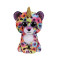 Peluche Léopard multicolore 15 cm - miniature