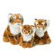 Peluche Léopard multicolore 23 cm - miniature variant 3