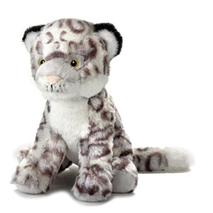 Peluche Léopard blanc 22 cm