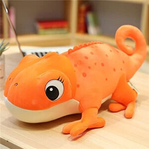 Peluche Lézard orange 30 cm