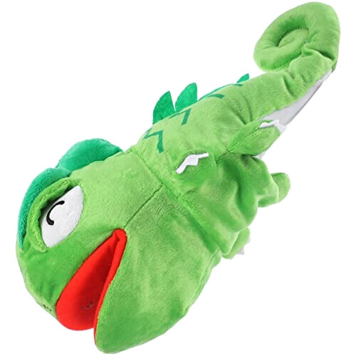 Peluche Lézard vert 30x16 cm