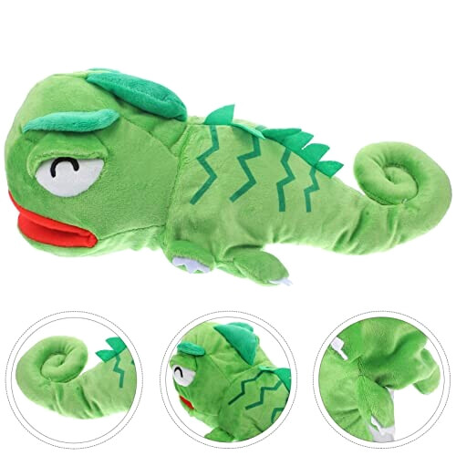 Peluche Lézard vert 30x16 cm variant 4 