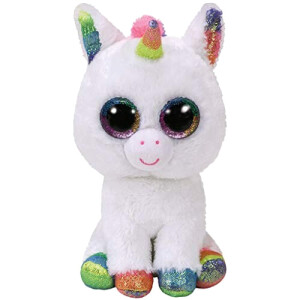 Peluche Licorne multicolore 15 cm