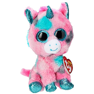 Peluche Licorne multicolore 15 cm