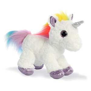 Peluche Licorne multicolore 30 cm