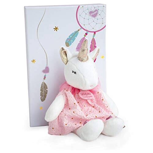 Peluche Licorne rosa 20 cm