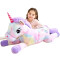 Peluche Licorne multicolore 110 cm - miniature