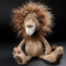 Peluche Lion brave hair 43 cm - miniature variant 10