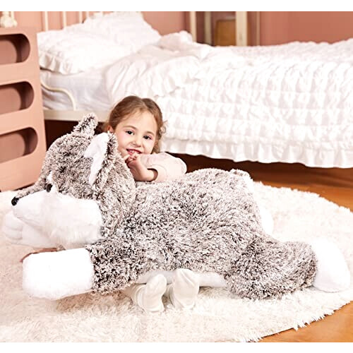 Peluche Loup marron 78 cm variant 0 