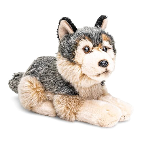 Peluche Loup gris 22 cm