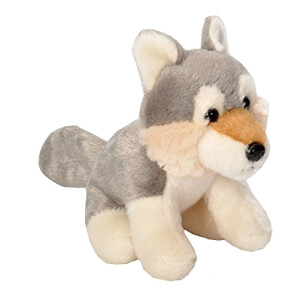 Peluche Loup gris 15 cm