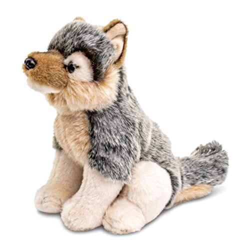 Peluche Loup naturel 20 cm