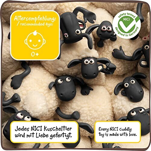 Peluche Mouton noir/blanc 35 cm variant 2 