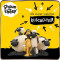 Peluche Mouton noir/blanc 35 cm - miniature variant 1